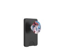 Mykonos Grèce Art Minimaliste Voyage PopSockets PopWallet pour MagSafe