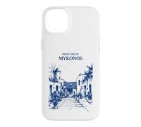 Mykonos Grèce Cyclades Voyage Méditerranée Île Grecque Coque pour iPhone 14 Plus