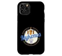 Mykonos Îles Cyclades Grèce Vintage Colonnes Souvenir Coque pour iPhone 11 Pro