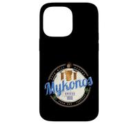 Mykonos Îles Cyclades Grèce Vintage Colonnes Souvenir Coque pour iPhone 14 Pro Max