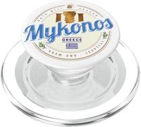 Mykonos Îles Cyclades Grèce Vintage Colonnes Souvenir PopSockets PopGrip pour MagSafe