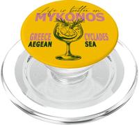 Mykonos Life Is Better On Cyclades Mer Égée Grèce PopSockets PopGrip pour MagSafe