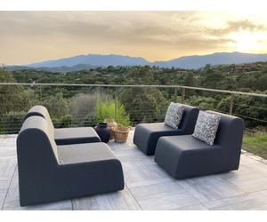 MYKONOS | Outdoor armchair | 76x60, seat 38, back 38 cm