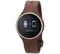 MyKronoz ZeCircle2 - Or - suivi d'activités avec sangle - brun - taille de bande 142-195 mm - affichage 0.96" - Bluetooth - 21 g