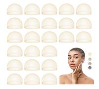 MYKURS Bonnet Perruque HD pour Femme, bonnet transparent perruque, Beige 24 Pièces