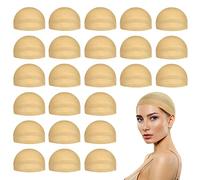 MYKURS Bonnets de Perruque Beige pour Femmes, Bonnets de Perruque, 24 Pièces