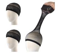 MYKURS Bonnets de Perruque en Maille Extra-longs pour Cheveux Longs et épais, Bonnet de Perruque en Résille pour Femmes, Filet à Cheveux pour Perruques, 2 Pièces