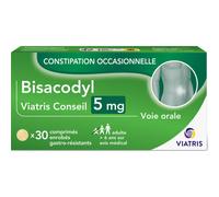 Mylan Conseil Bisacodyl 5mg 30 Comprimés Enrobés Gastro-Résistants