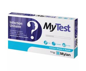 Mylan Mytest Infection Urinaire Autotest 3 Tests