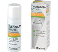 Mylan Sas Econazole 1% Nitrate D'Éconazole Solution Application Cutanée Spray 30g