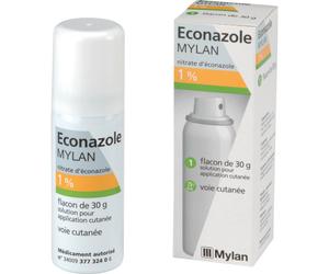 Mylan Sas Econazole 1% Nitrate D'Éconazole Solution Application Cutanée Spray 30g