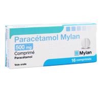 Paracétamol Mylan 500 mg Comprimé(S) 16 pc(s)