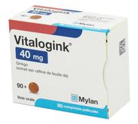 Mylan Vitalogink 40mg Ginkgo 90 Comprimés Pelliculées