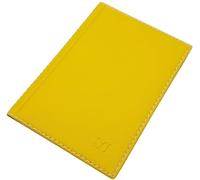 myledershop MJ-Design-Germany Grand porte-badge élégant à 12 compartiments Fabriqué en Union Européenne, Design 3 / jaune, Taille unique, Moderne