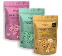 Mylee Advanced Stripless Wax Trio Set 3x250g [Jasmin, Eucalyptus, Rose Sauvage] - Perles Dures Professionnelles, Épilation Indolore, Pelable Chaud, Corps Complet, Visage, Bikini