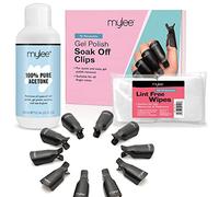 Mylee Ensemble Dissolvant Vernis Semi-Permanent - Acétone Pure 300ml