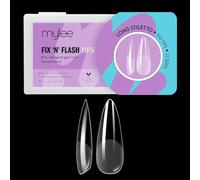 Mylee Fix N Flash Capsules en Gel Souple 552pcs, Extensions Ongles Nail Art | Capsules Américaines, Souples et Résistantes, 12 Tailles Différentes, Conviennent à Tous les Ongles (Stiletto Long)