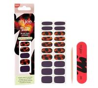 Mylee Gel Nail Wraps [Mulberry Clash] - 20 Autocollants en gel pré-durci | Manucure Instantanée, Sans Lampe, Longue Durée, Facile à Appliquer, Automne/Hiver 2025 - In Session Collection