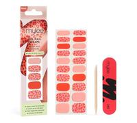Mylee Gel Nail Wraps [Red Hot Spots] - 20 Autocollants en gel pré-durci pour une manucure instantanée. Sans lampe, sans éclats, brillants jusqu’à 14 jours, Facile à appliquer