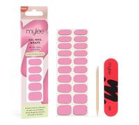 Mylee Gel Nail Wraps [Stand By Me] - 20 Autocollants en gel pré-durci pour une manucure instantanée. Sans lampe, sans éclats, brillants jusqu’à 14 jours, Facile à appliquer