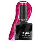 Mylee Kiss The Season Vernis à ongles gel UV/LED Soak Off pour manucure et pédicure pour une utilisation professionnelle et à la maison - Gamme de paillettes fines - Durable et facile à appliquer - 10