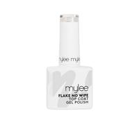 Mylee No Wipe Top Coat Avec Paillettes Irisées 15ml - UV/LED Nail Art, Manucure et Pédicure, Usage Professionnel et Domestique, Durable et Facile à Appliquer