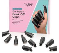 Mylee Pinces À Ongles Soak Off (10 Pcs) - Pince Pour Retirer Le Vernis À Ongles Uv/Led - Capuchons De Dissolvant Pour Vernis À Ongles - Convient À Tous Les Types De Doigts - Durable Et
