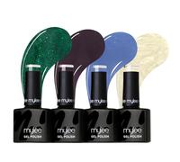 Mylee Set de Vernis à Ongles Gel Semipermanent 4x8ml [Top Of The Class] | UV/LED Nail Art, Manucure et Pédicure Durable, Usage Professionnel et Domestique [Automne/Hiver 2025] - In Session Collection