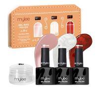 Mylee Set de Vernis à Ongles Gel Semipermanent Pearl French Trio avec Tampon 3x8ml [The Merry Mess] - Bake Me Happy Collection - UV/LED Manucure, Durable, Usage Professionnel et Domestique [Noël 2025]