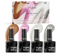 Mylee Set de Vernis à Ongles Semipermanent 4x10ml [Gele] - UV/LED Nail Art