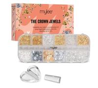 Mylee The Crown Jewels Kit de 12 décorations d'ongles assorties pour nail