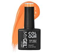 Mylee Vernis à Ongles en Gel 10 ml [Tangerine Sorbet] UV/LED Nail Art Manucure et Pédicure, Usage Professionnel dans le Salon et à la Maison - Durable et Facile à Appliquer