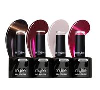 Mylee Vernis à Ongles Gel Semipermanent 4x8ml [Day In, Day Out] - UV/LED | Nail Art, Manucure et Pédicure Durable, Usage Professionnel et Domestique - Vegan & Cruelty Free