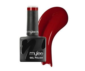 Mylee Vernis à Ongles Gel Semipermanent 8ml [As Red As It Gets] - UV/LED Nail Art, Manucure et Pédicure Durable, Usage Professionnel et Domestique [Red Range] - Vegan & Cruelty Free