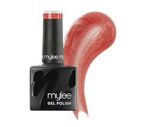 Mylee Vernis à Ongles Gel Semipermanent 8ml [Ibiza Sunset] - UV/LED Nail Art, Manucure et Pédicure Durable, Usage Professionnel et Domestique [Fine Glitter Range] - Vegan & Cruelty Free