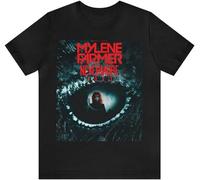 Mylene Farmer 2023 (Jeanne Gautier) Mylene Farmer Lover Short Sleeve T-Shirt Men's Clothing Black XL