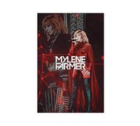 Mylene Farmer 4 Toile Poster Décor Chambre Sport Paysage Bureau Décoration Sans cadre 60 x 90 cm