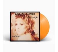 MYLENE FARMER AINSI SOITJE RARE MAXI 45T 12" reissue COULEUR ORANGE