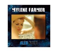 Mylène Farmer Bleu Noir Album Poster Couverture de Musique Poster sur Toile Décoration murale Peinture pour salon, chambre à coucher Sans cadre 30 x 30 cm