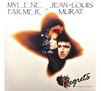 Mylène Farmer Et Jean-Louis Murat 12" Regrets (Extended Club Remix) - Réédition
