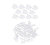 MYLERCT 200 Pièces Attache Ballon - 2 Types de Clip, Support Transparent, Fermeture Réutilisable - Pour Décoration de Fête