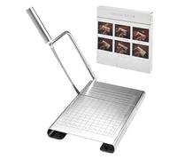 MYLERCT Coupe-fromage, couteau à fromage avec lame en acier inoxydable, coupe-beurre multifonction, avec échelle de grille pour morceaux de fromage, beurre, saucisse