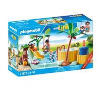 PLAYMOBIL 71529 Vacanciers avec piscine et bain à bulles