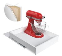 MyLifeUNIT Tiroirs coulissants en bois pour armoires, 45,7 cm de large, entièrement assemblés, tiroir coulissant à fermeture douce pour armoire de cuisine