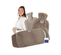 MYLILY ceinture chauffante dos & lombaire, cervicales, bouillotte, Taupe