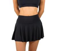MYLILY Jupe de Bikini menstruelle Noire | Culotte menstruelle ado | Jupe de Bain Femme | Maillot de Bain menstruel ado | Bikini Fille ado| Réutilisable (S)