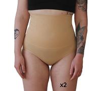 MYLILY Shape Wear Slip gainant pour femme - Culotte gainante pour femme - Culotte de rééducation post-partum, beige, M