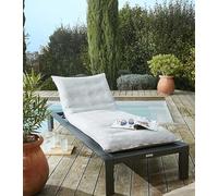 Mylittlebed Housse Bain de Soleil Naïa de L’Effet Papillon® - Housse Matelas Jardin 70 x 190 cm Polypropylène [Housse transat Jardin Exterieur] (Galet)