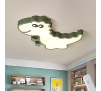 MyLjp Plafonnier LED Moderne Dinosaure Vert Pour Chambre d'Enfant - Design Diminuable à l'Infini Avec Télécommande Pour Chambre à Coucher