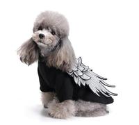MYLLJBD Vêtements pour Animaux Angel Wings De Compagnie Habillez-Vous Chien, Amusants-Noir-m